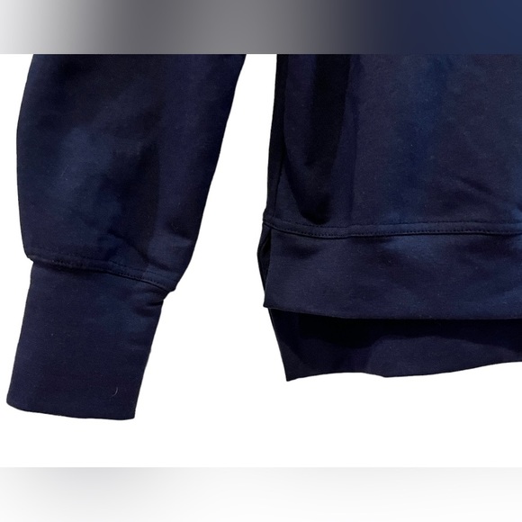 Zeagoo Navy Blue Hoodie Sweatshirt Draw String Size Medium Cotton Blend NWT - Picture 4 of 8